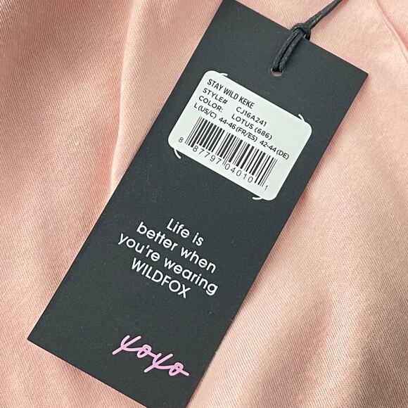 Wildfox Stay Wild Leopard Print Graphic Tee Large NEW - Picture 4 of 8